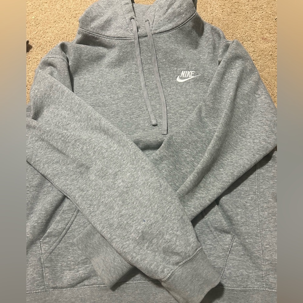 NIKE GRAY HOODIE!! super comfy and a great basic for fall/winter